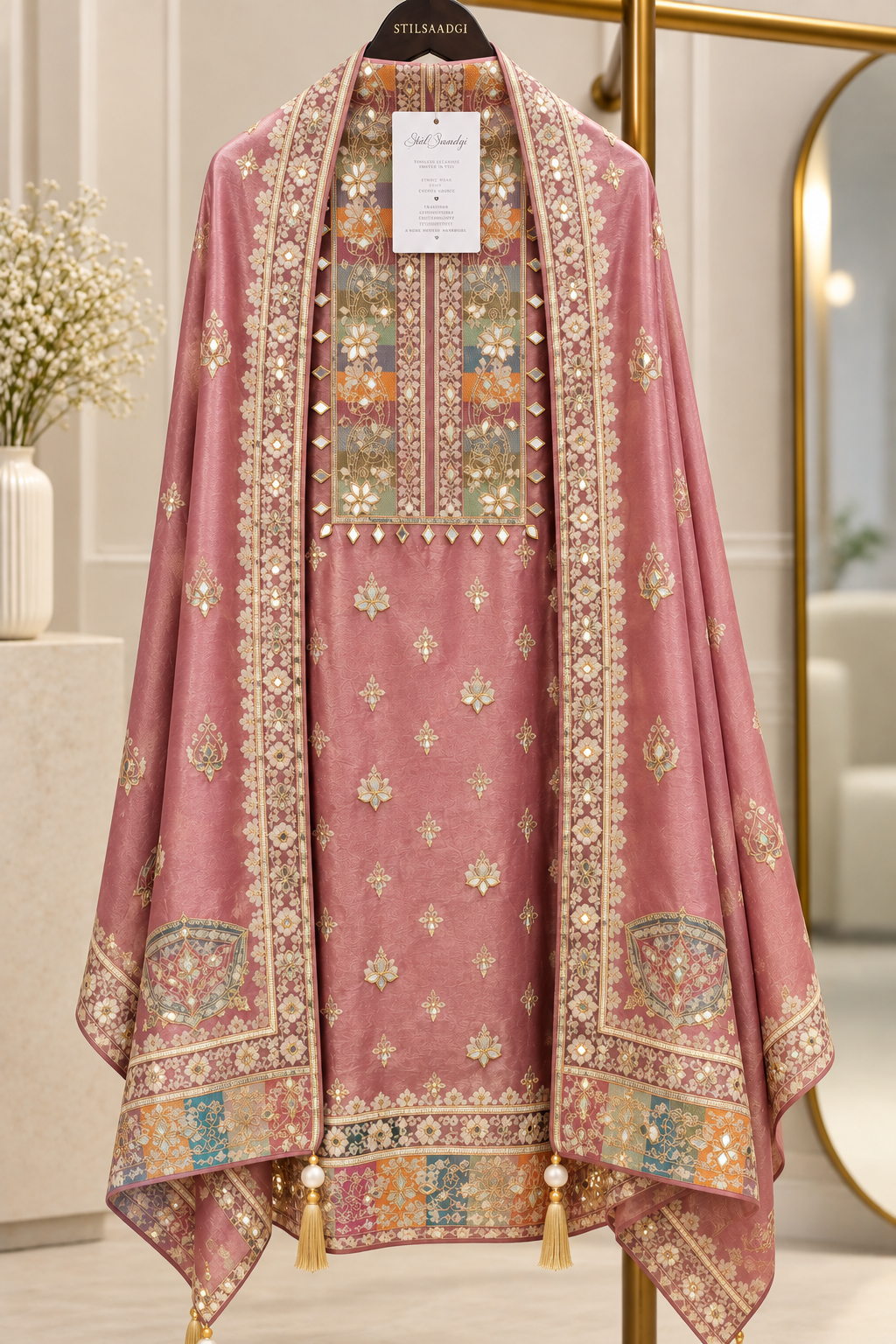 Meher Gota Patti Embroidered Suit Set