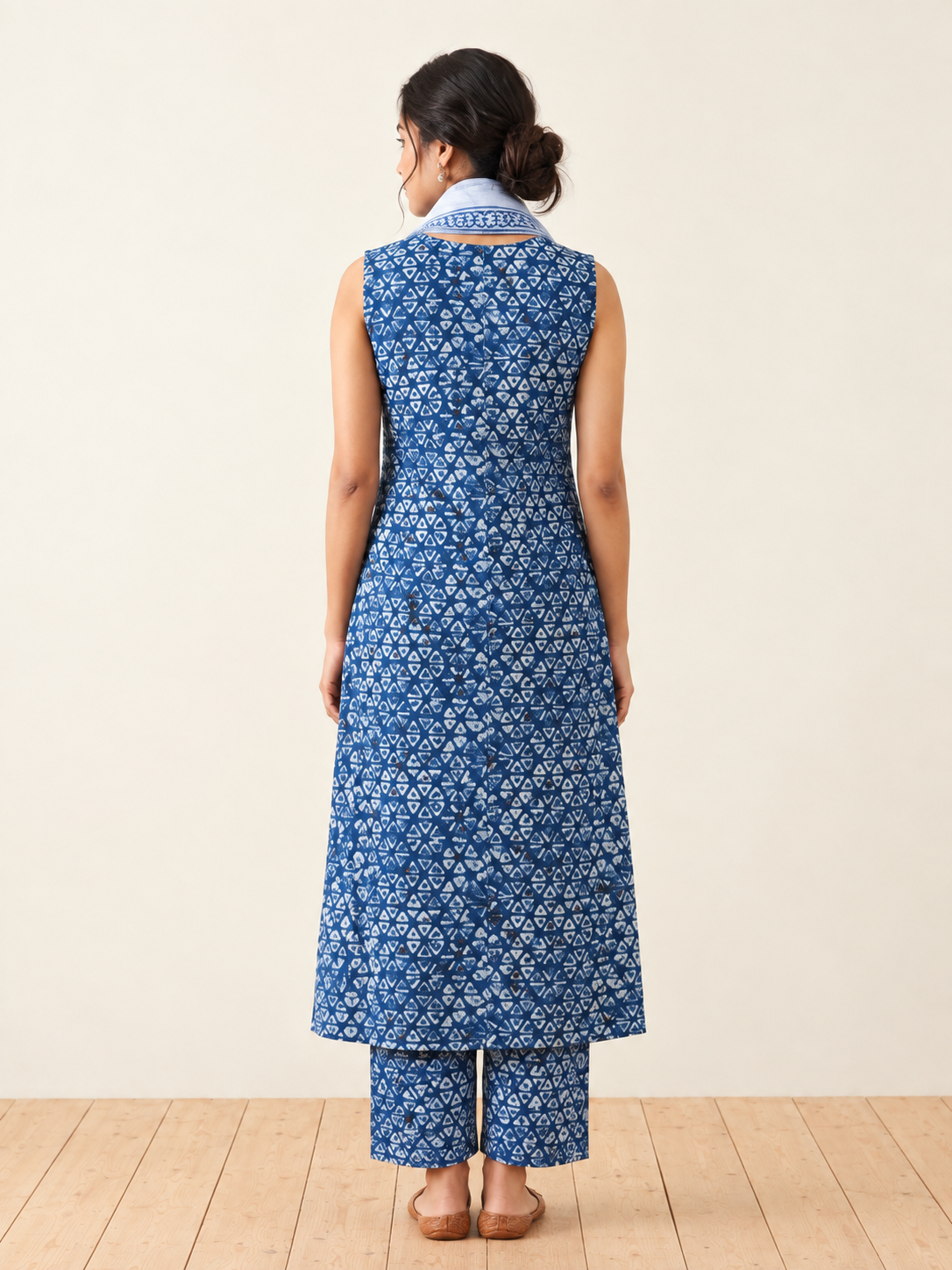 Neelam – Indigo Block Print 3-Piece Set