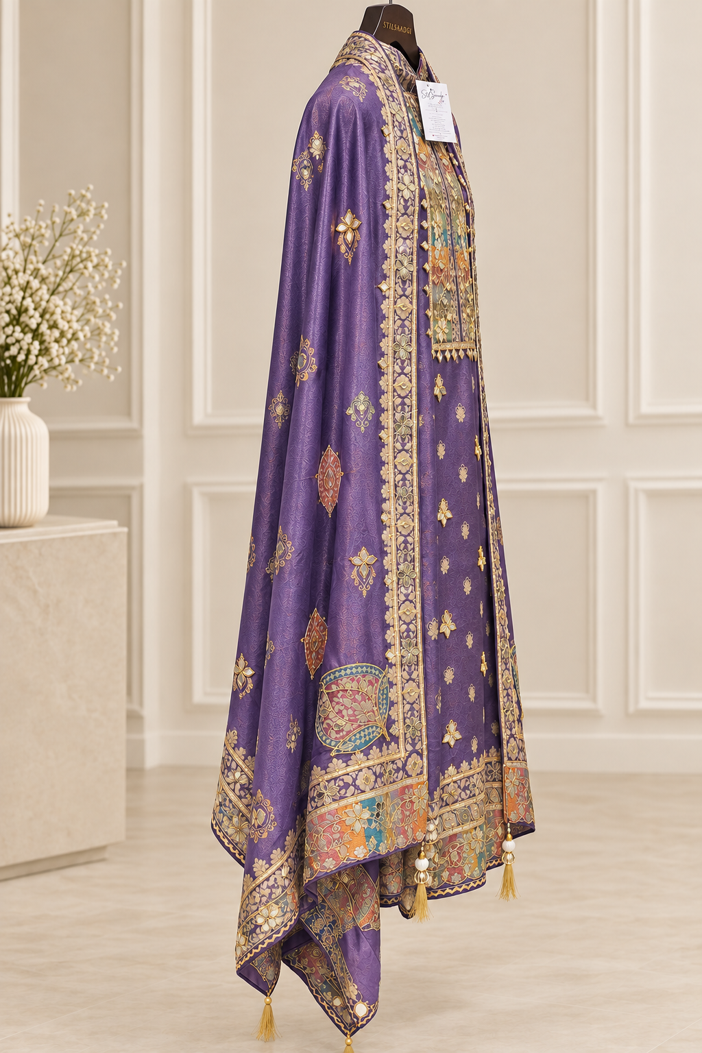 Meher Gota Patti Embroidered Suit Set